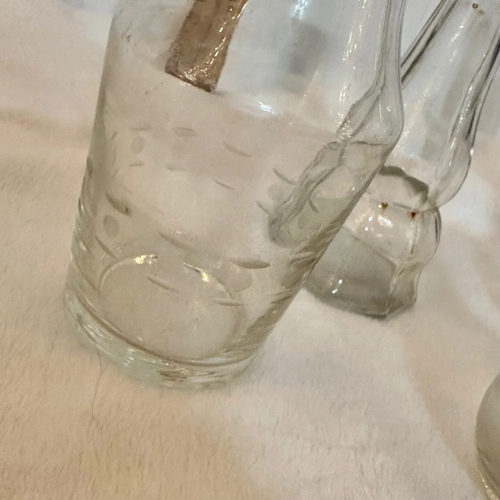 Unbranded‎ Bud Vase Set Home Decor Clear Good Vintage Glass Assorted Shapes MCM